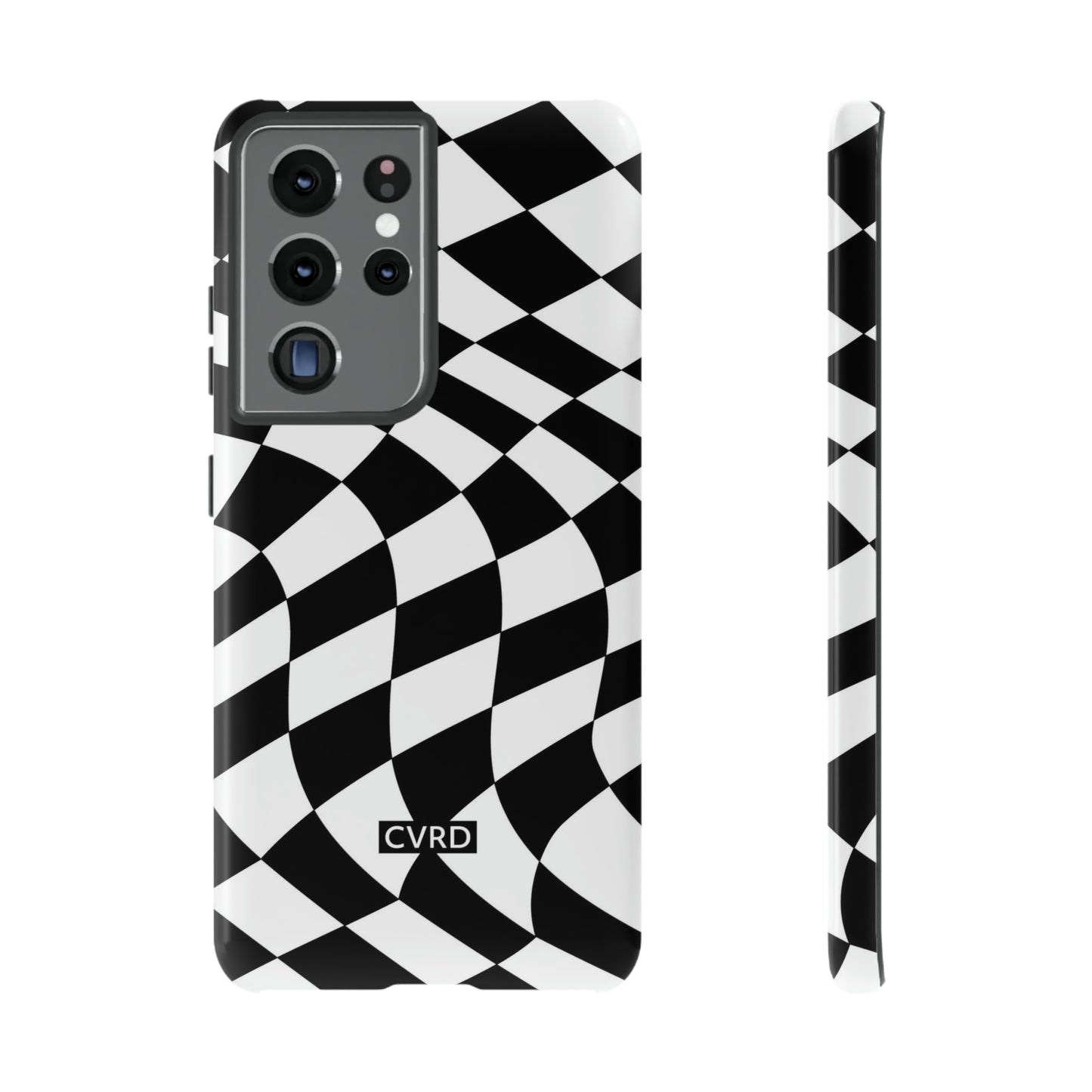Checkered Waves Samsung Phone Case