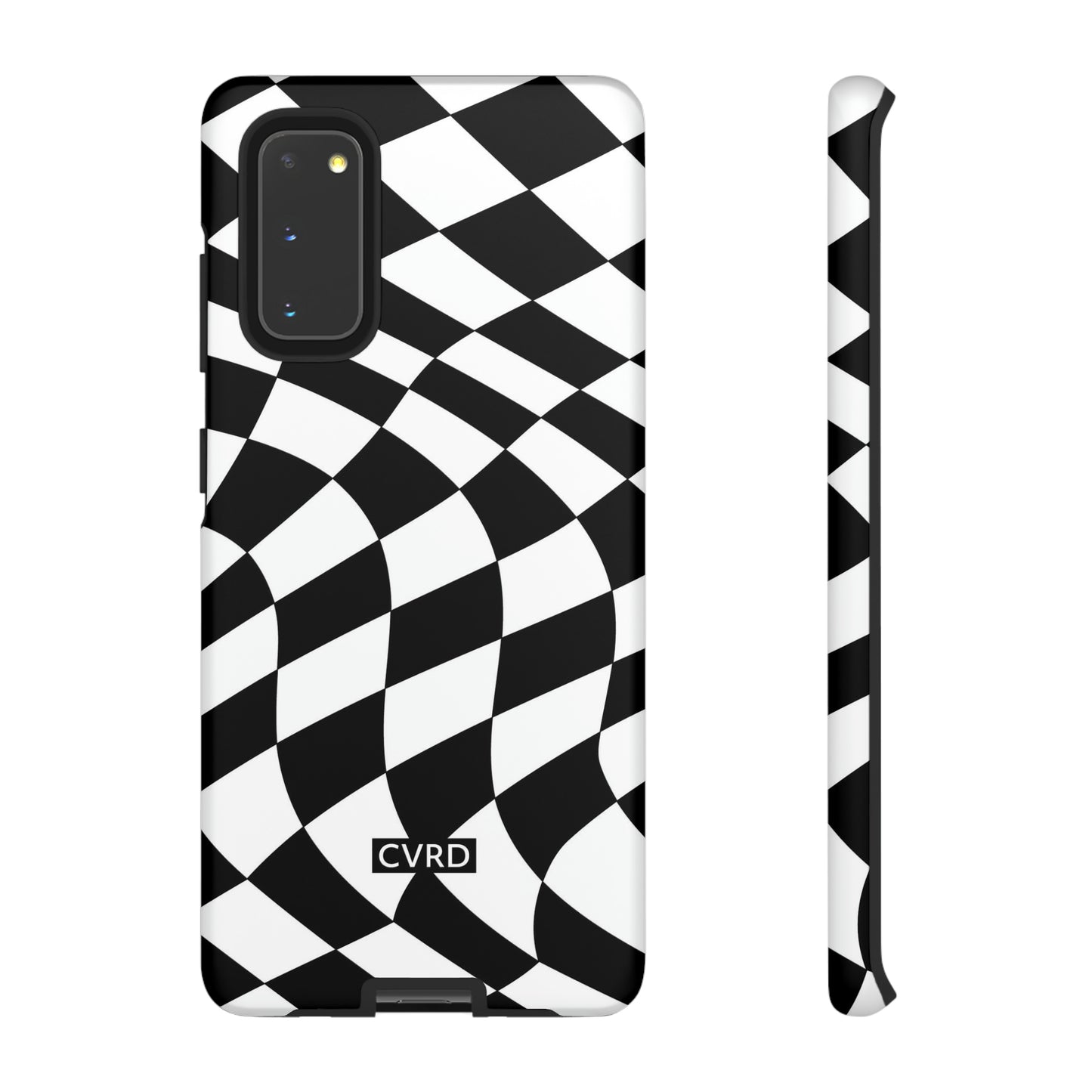Checkered Waves Samsung Phone Case