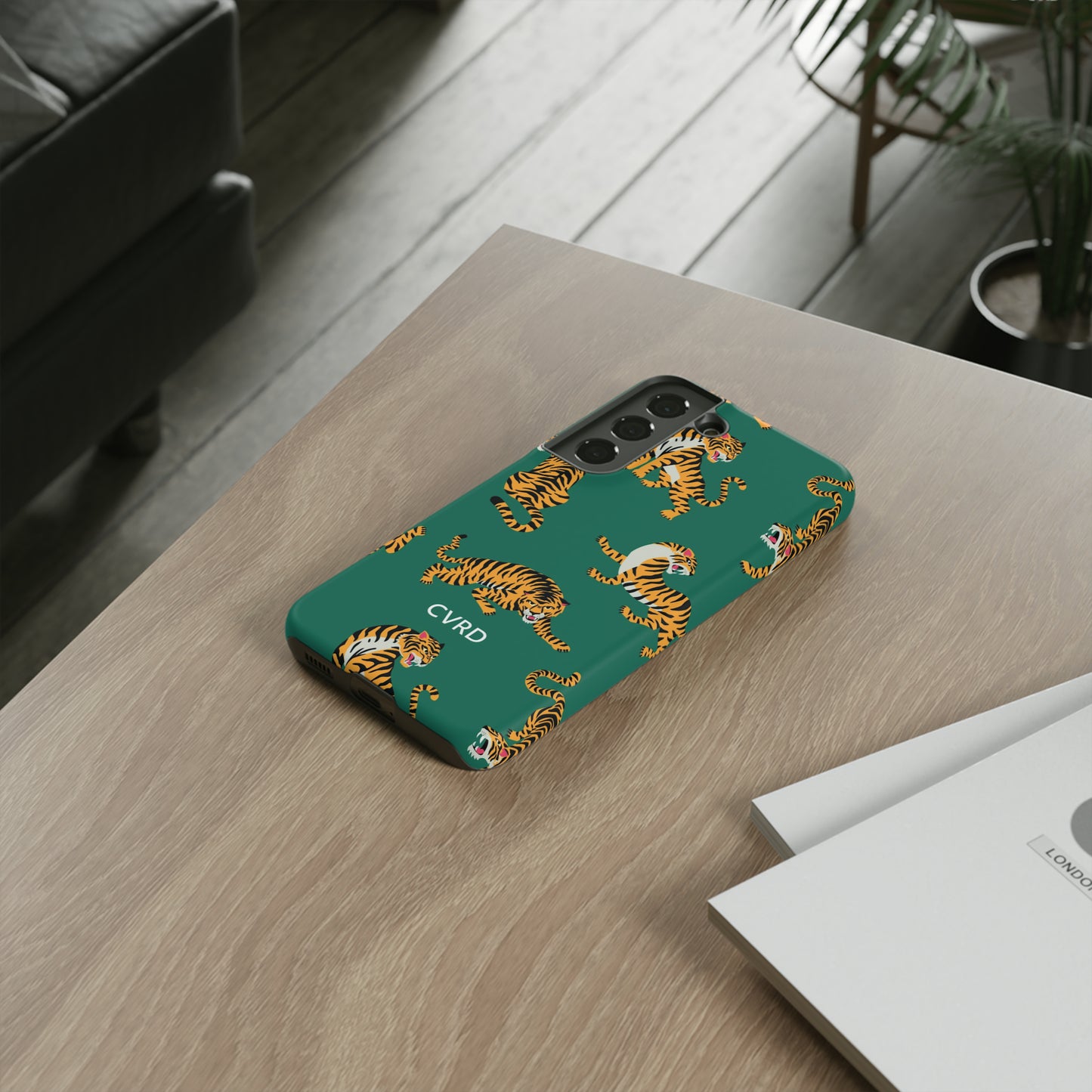 Green Tiger Samsung Phone Case