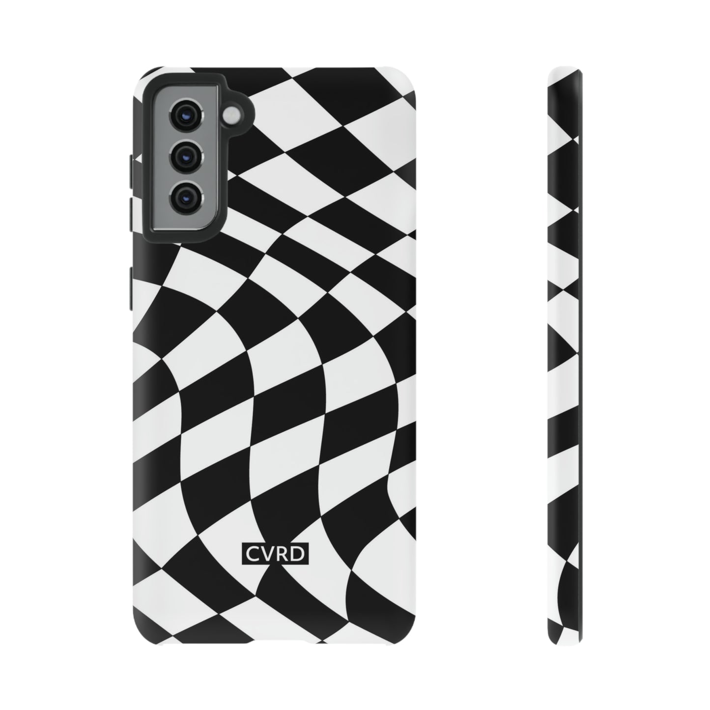 Checkered Waves Samsung Phone Case