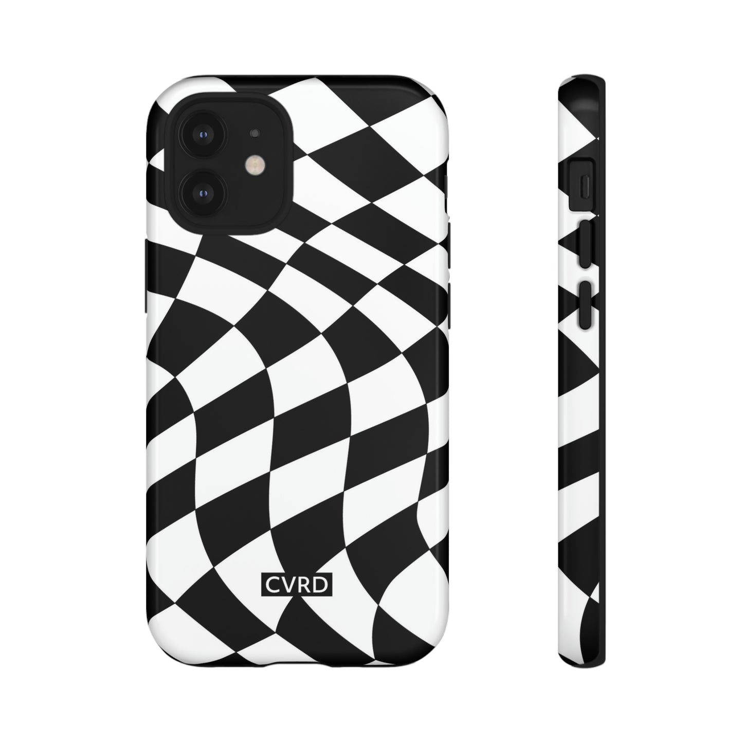 Checkered Waves iPhone Case