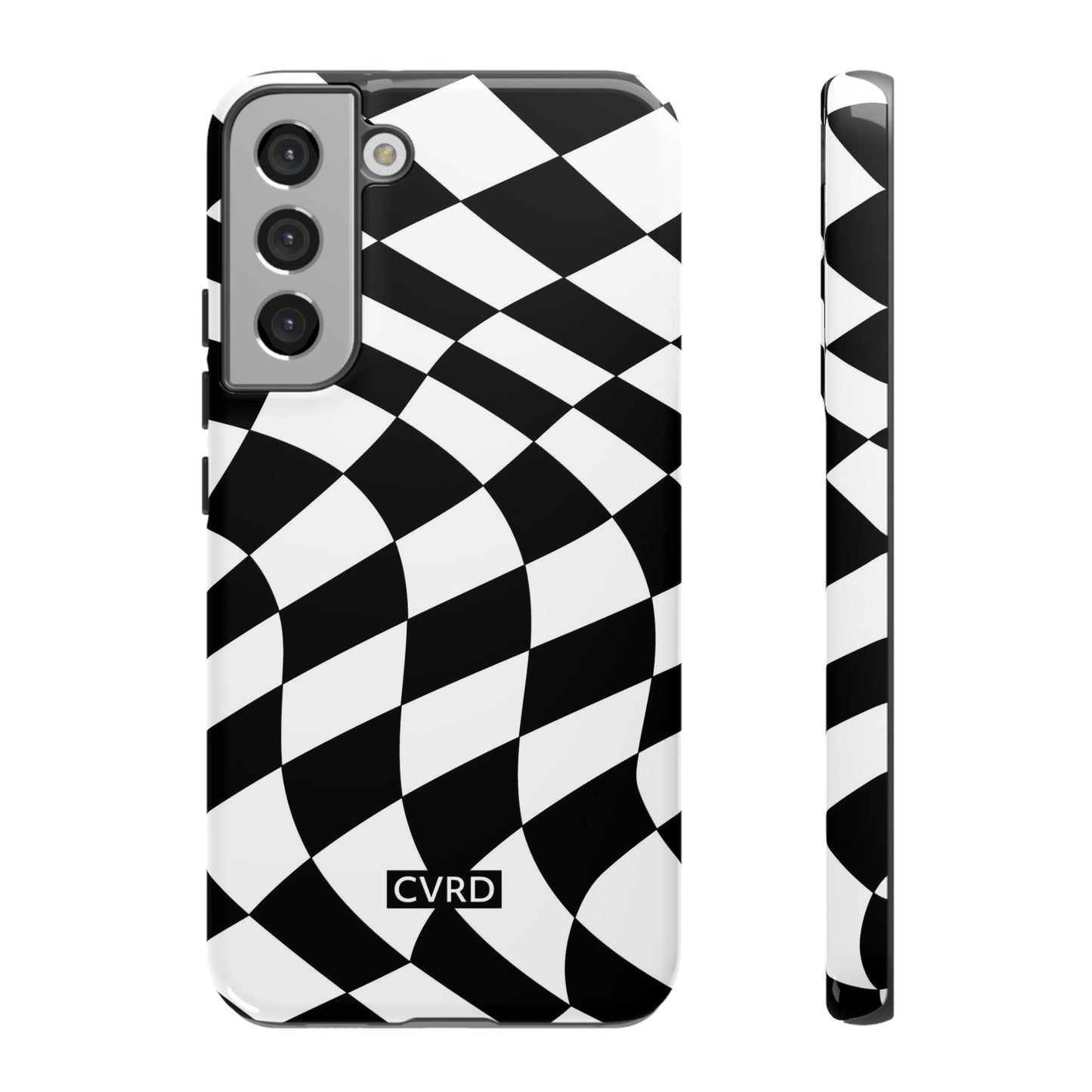 Checkered Waves Samsung Phone Case