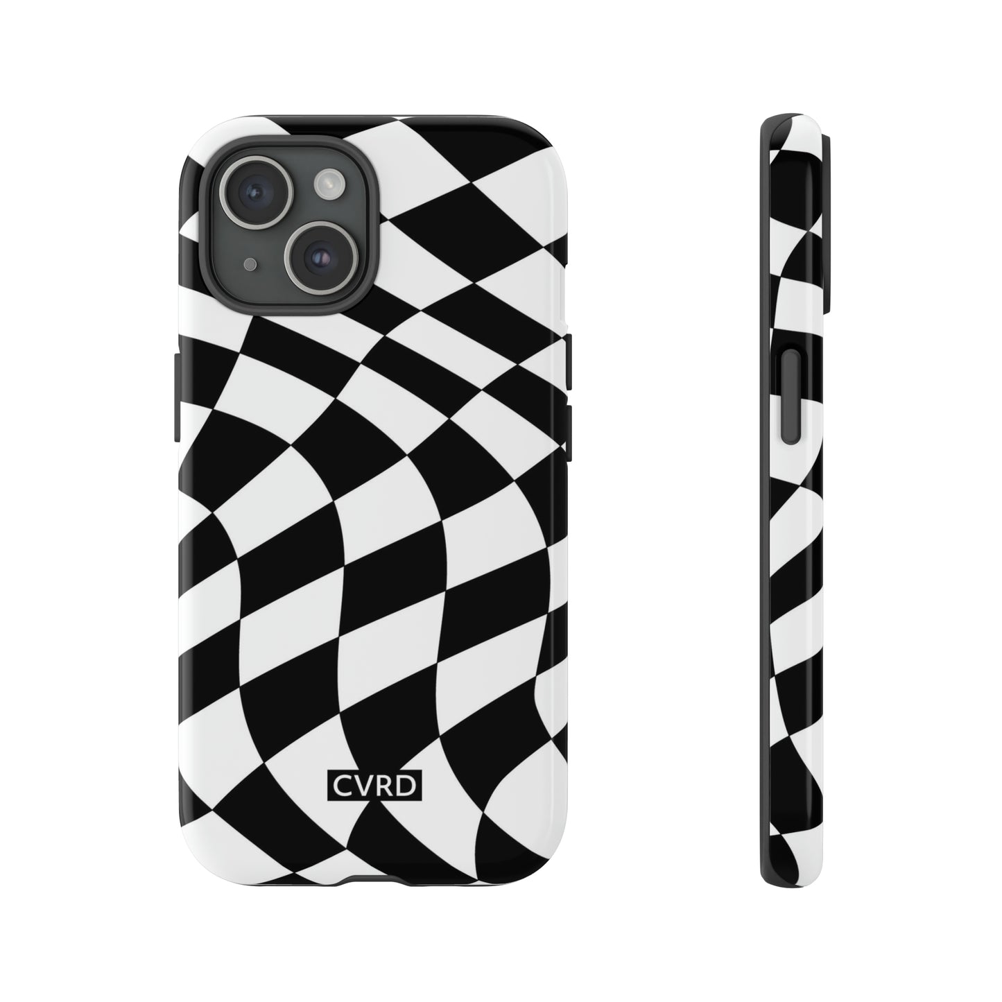 Checkered Waves iPhone Case