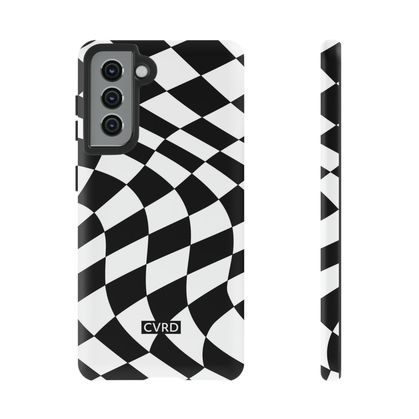 Checkered Waves Samsung Phone Case