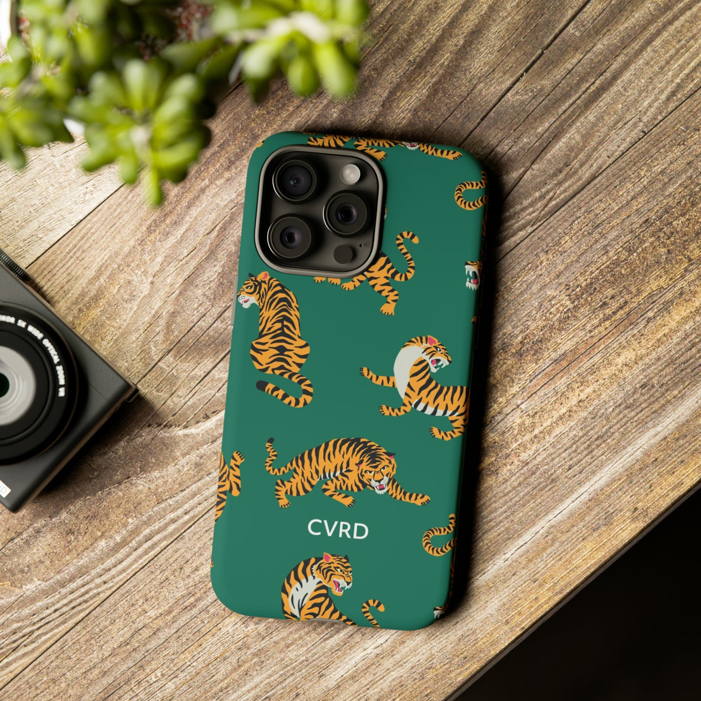 Green Tiger iPhone Case