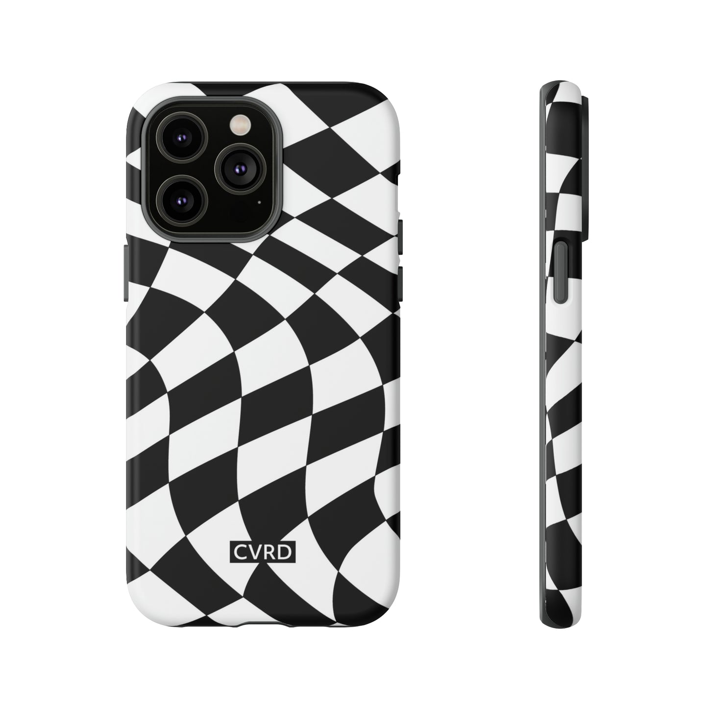 Checkered Waves iPhone Case
