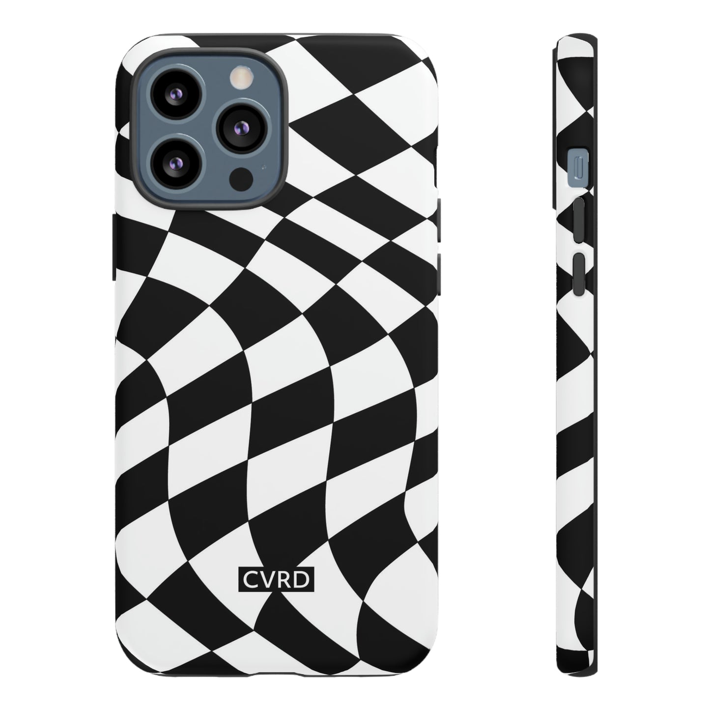 Checkered Waves iPhone Case