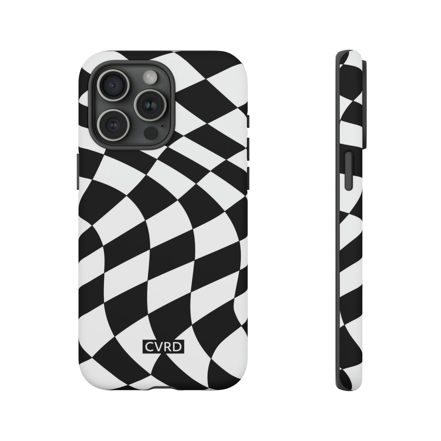 Checkered Waves iPhone Case