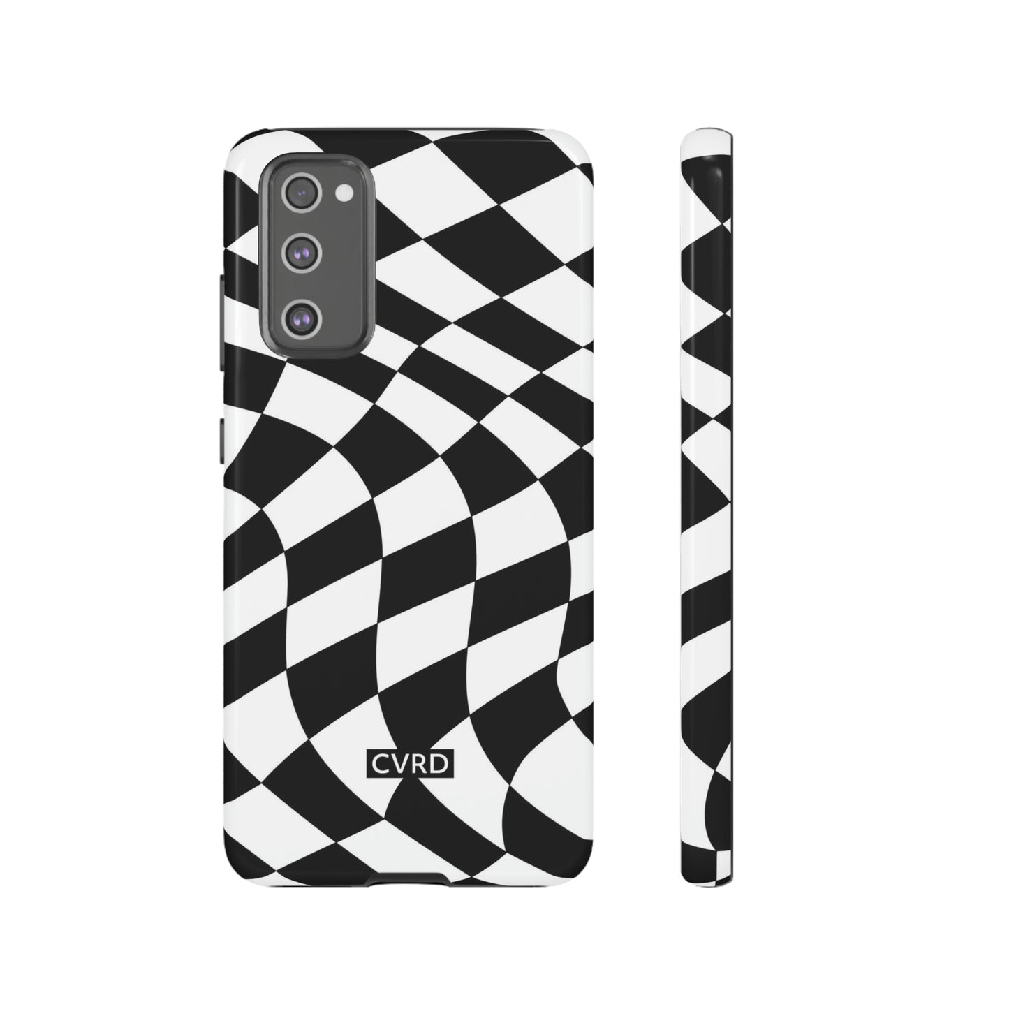 Checkered Waves Samsung Phone Case