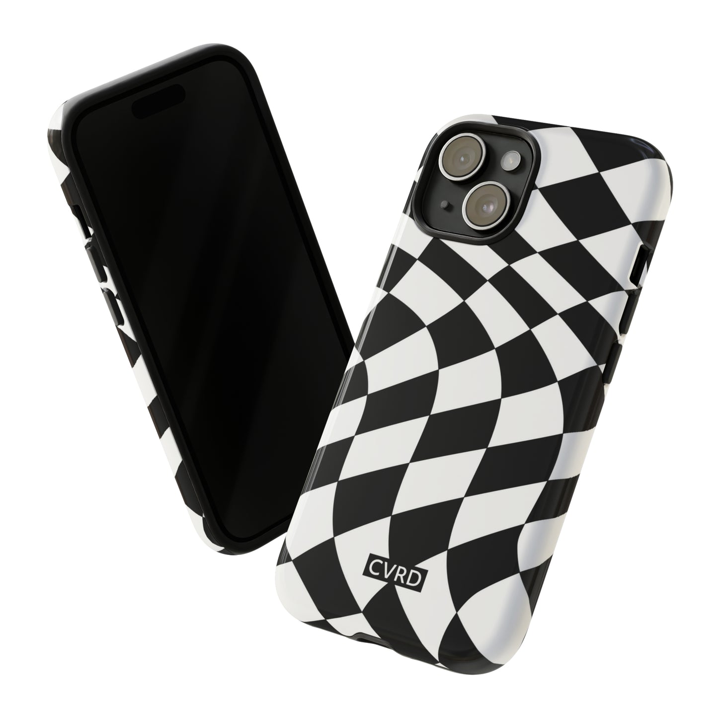 Checkered Waves iPhone Case