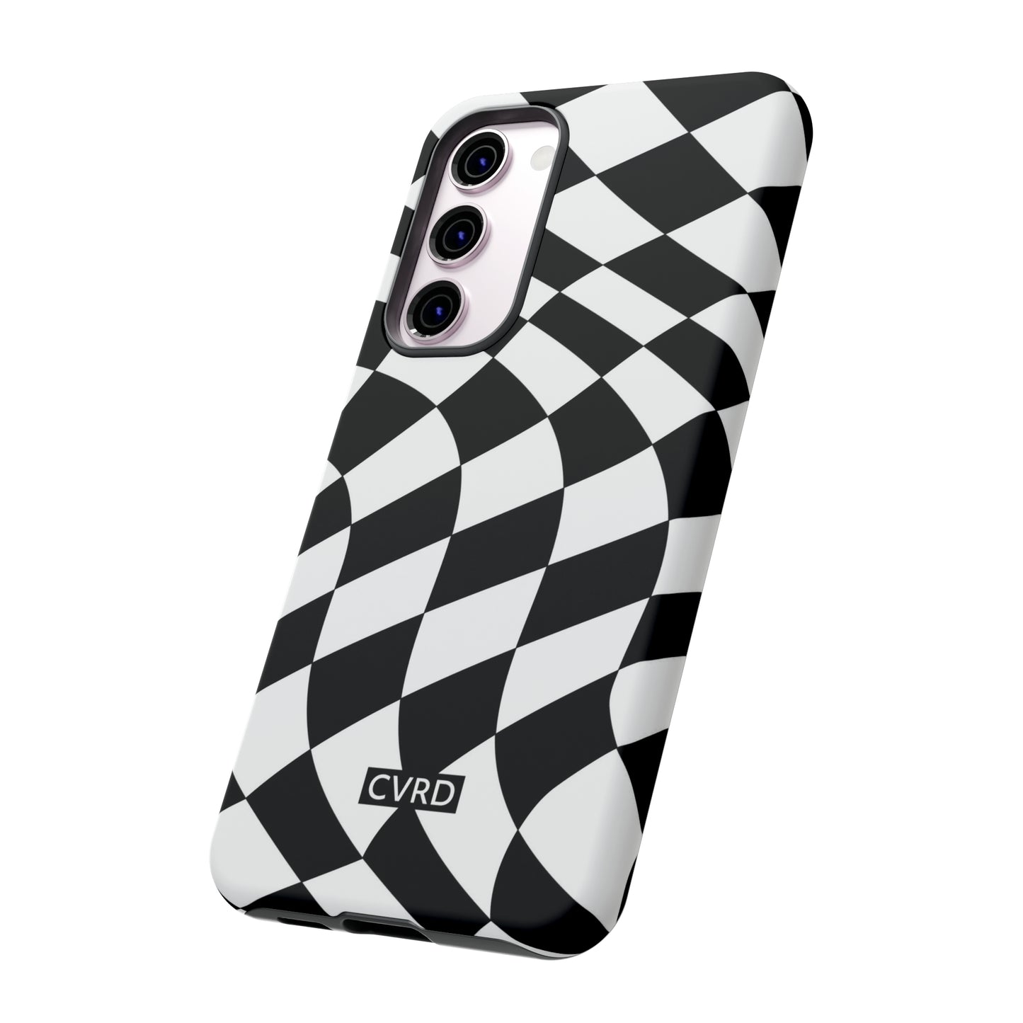 Checkered Waves Samsung Phone Case