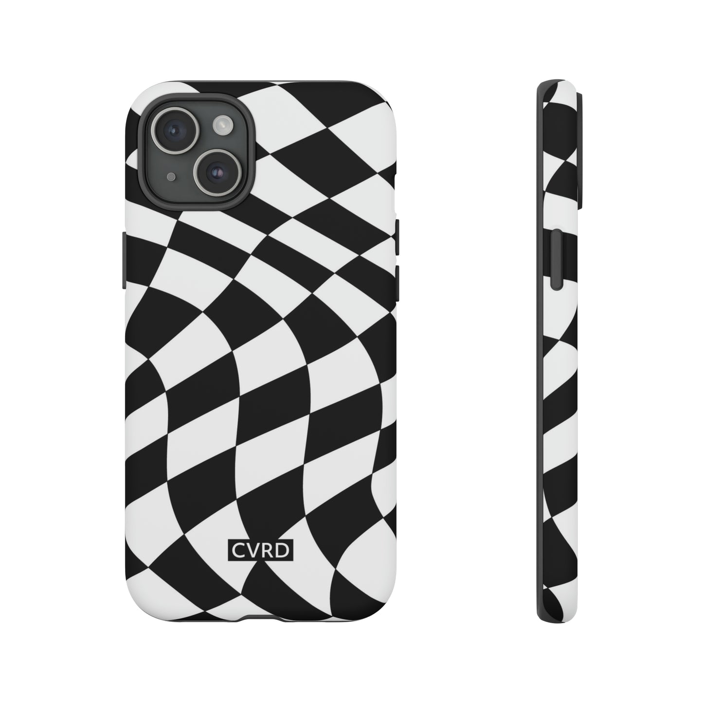 Checkered Waves iPhone Case