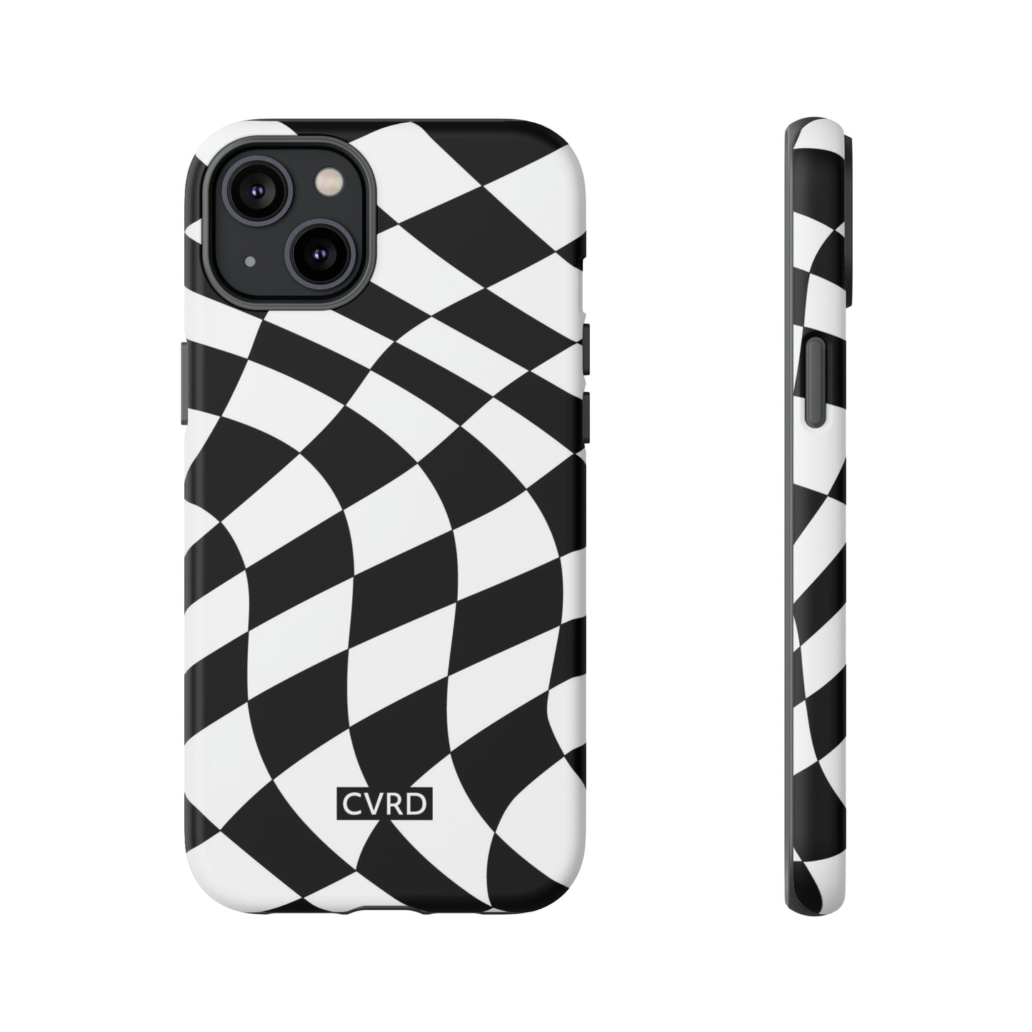 Checkered Waves iPhone Case