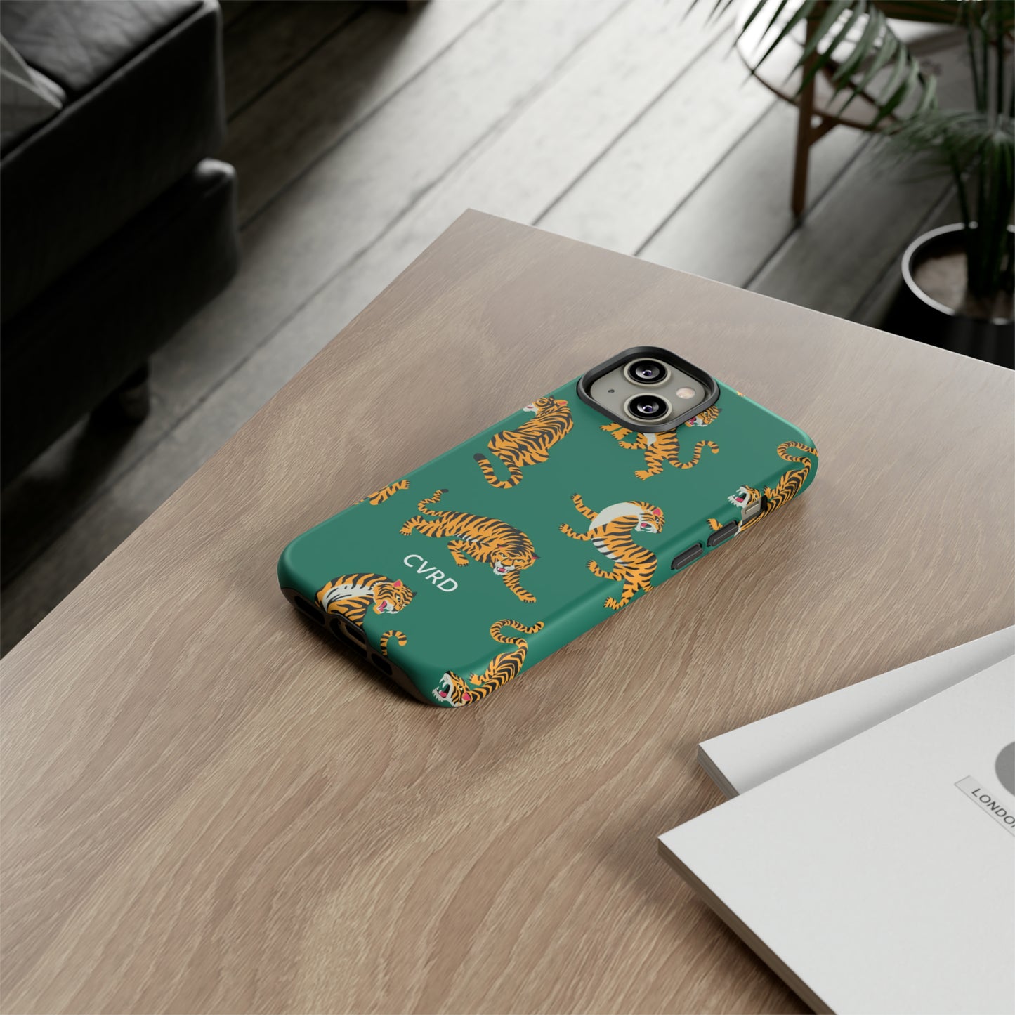 Green Tiger iPhone Case