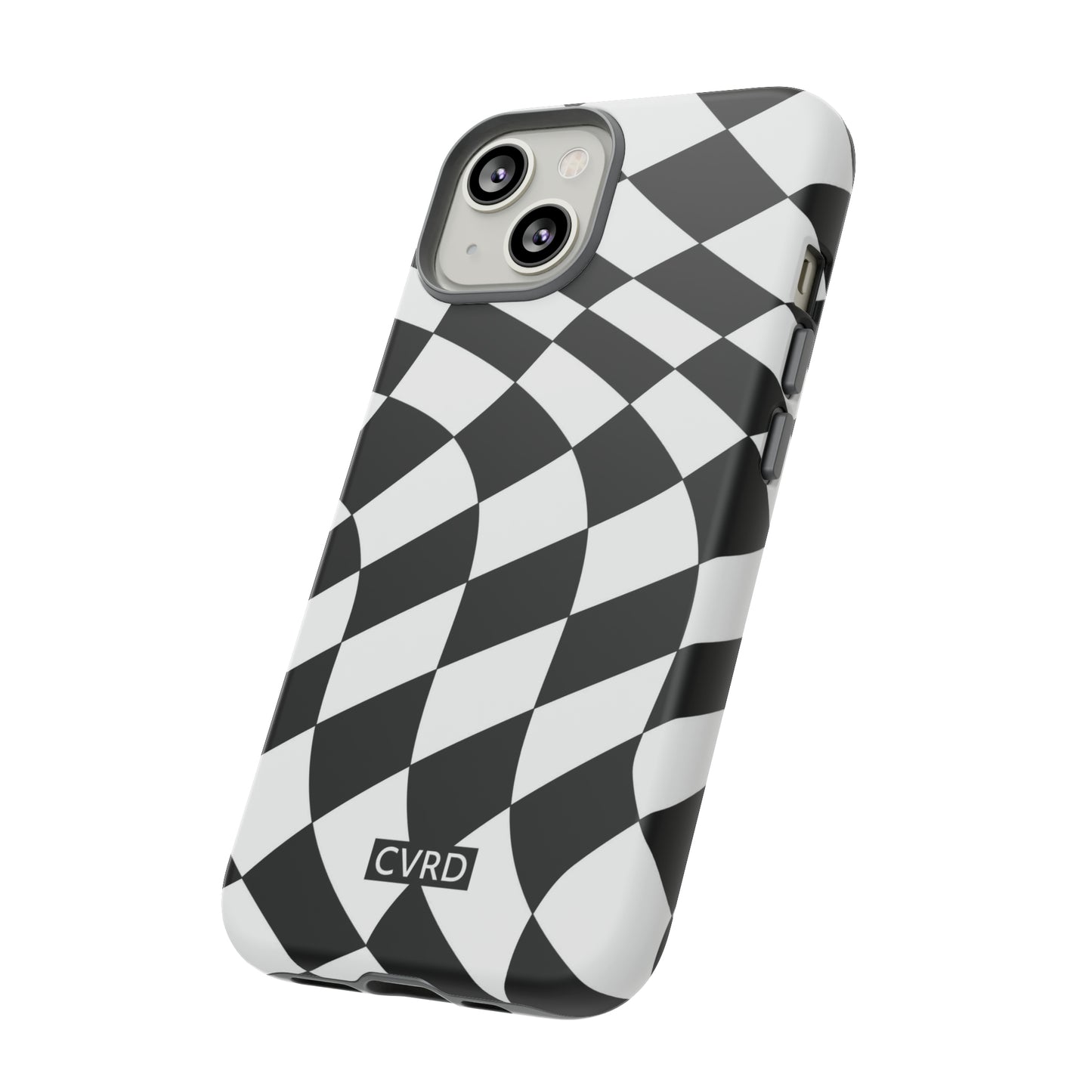 Checkered Waves iPhone Case