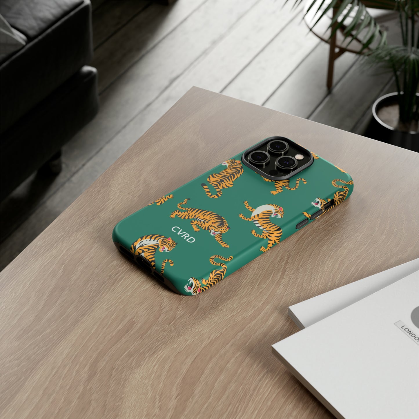 Green Tiger iPhone Case