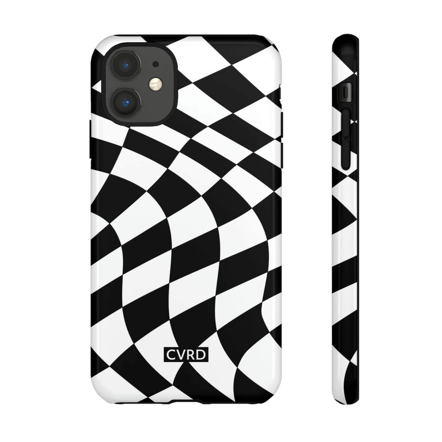 Checkered Waves iPhone Case