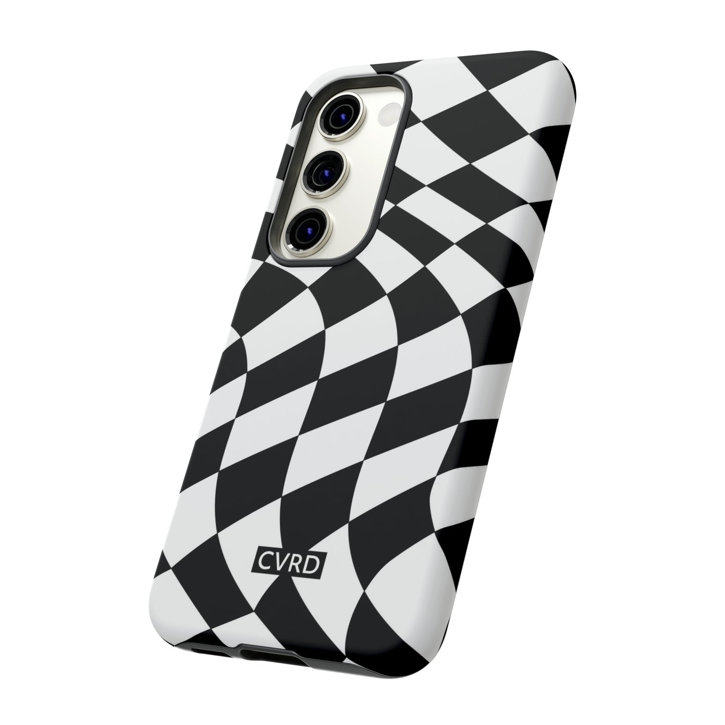 Checkered Waves Samsung Phone Case