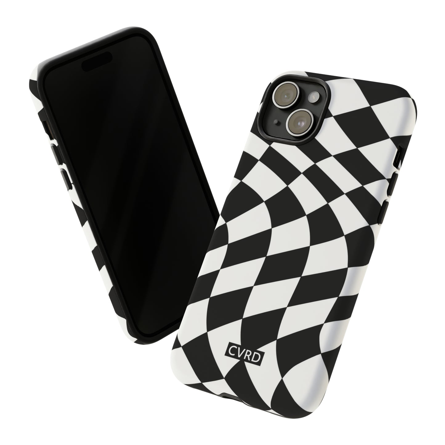 Checkered Waves iPhone Case