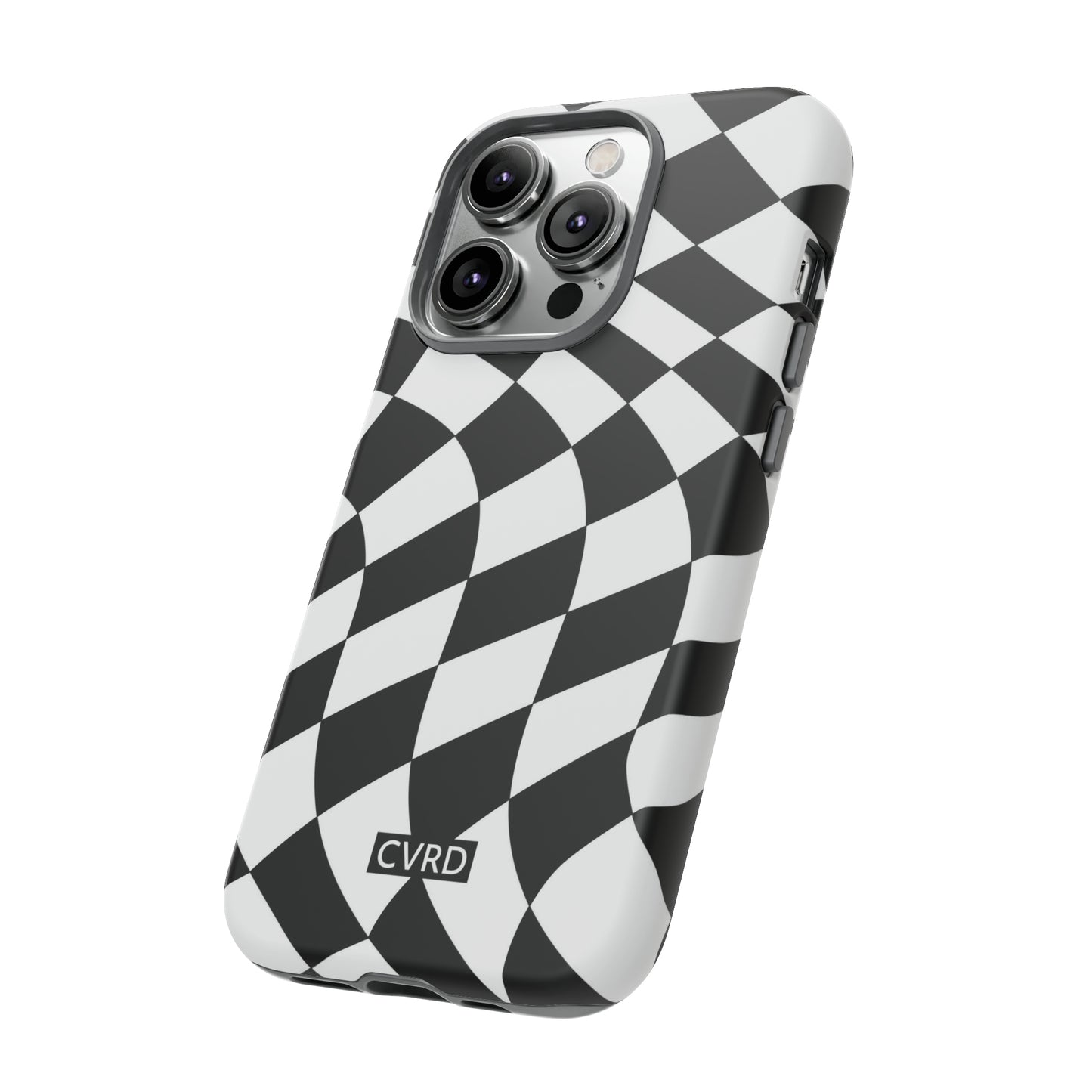 Checkered Waves iPhone Case