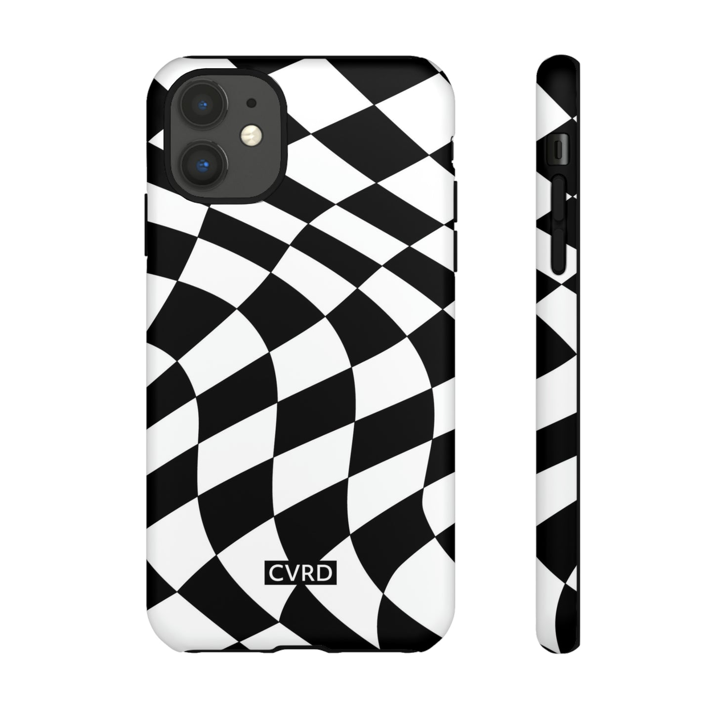 Checkered Waves iPhone Case