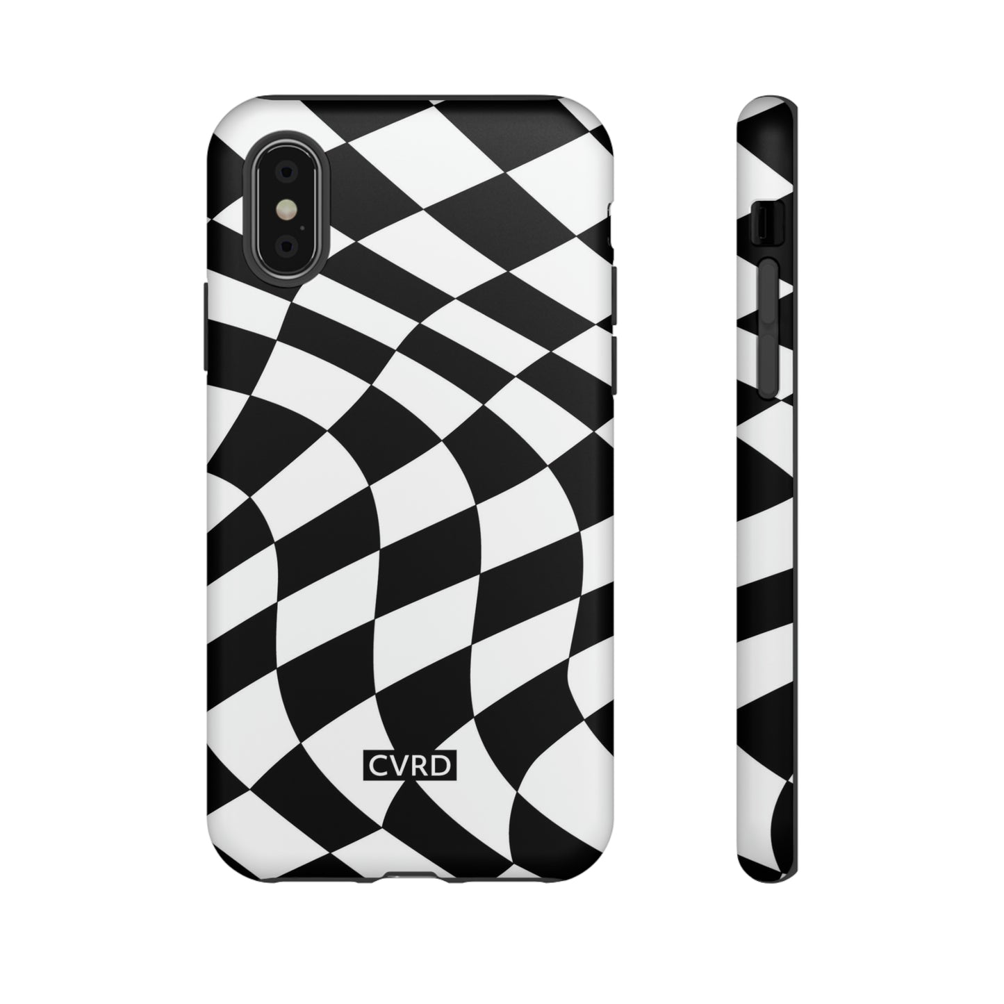 Checkered Waves iPhone Case