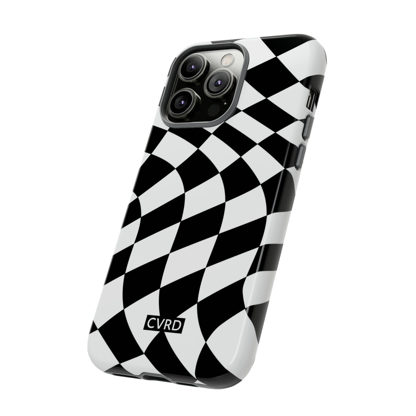Checkered Waves iPhone Case