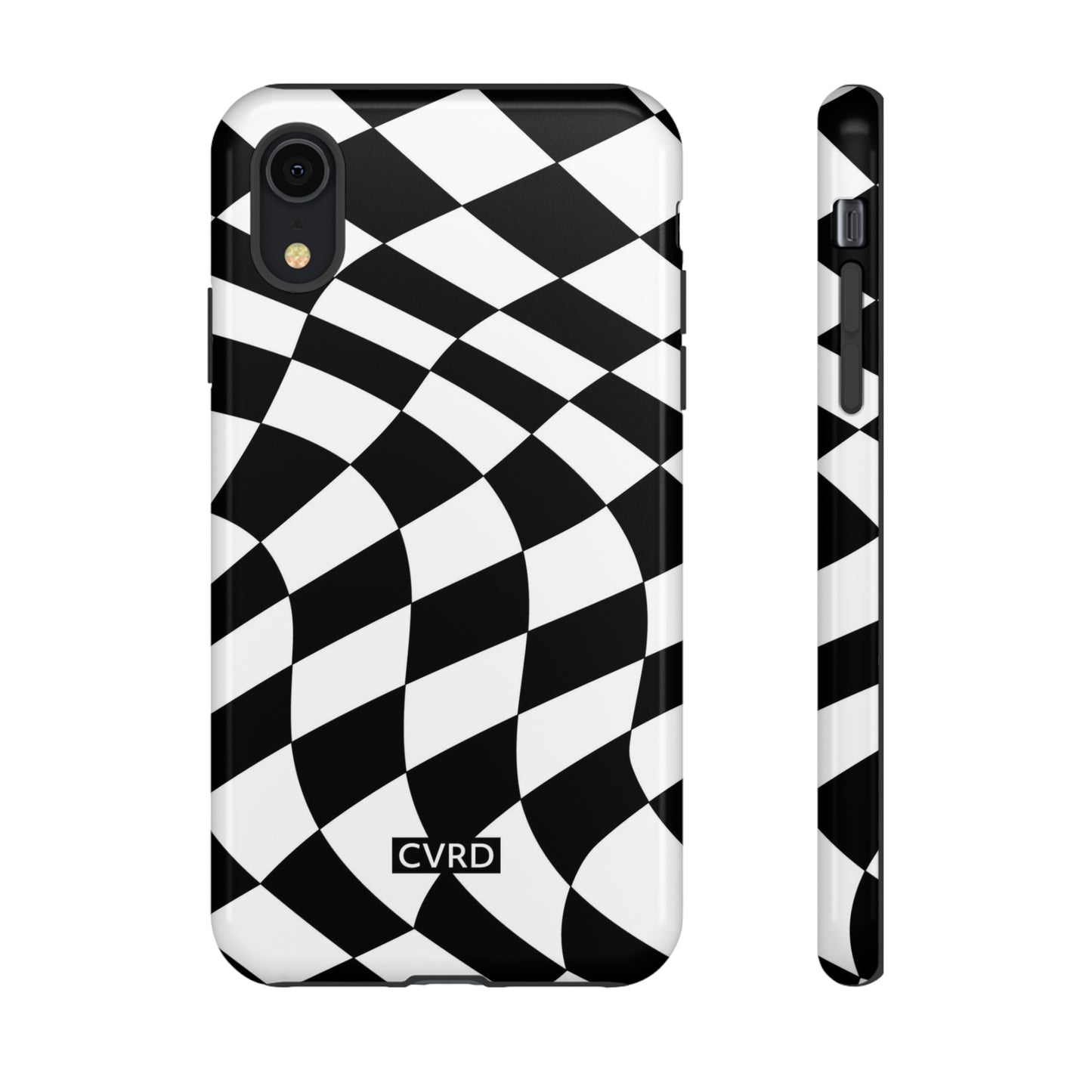 Checkered Waves iPhone Case