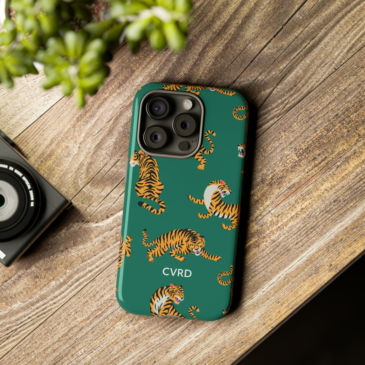 Green Tiger iPhone Case