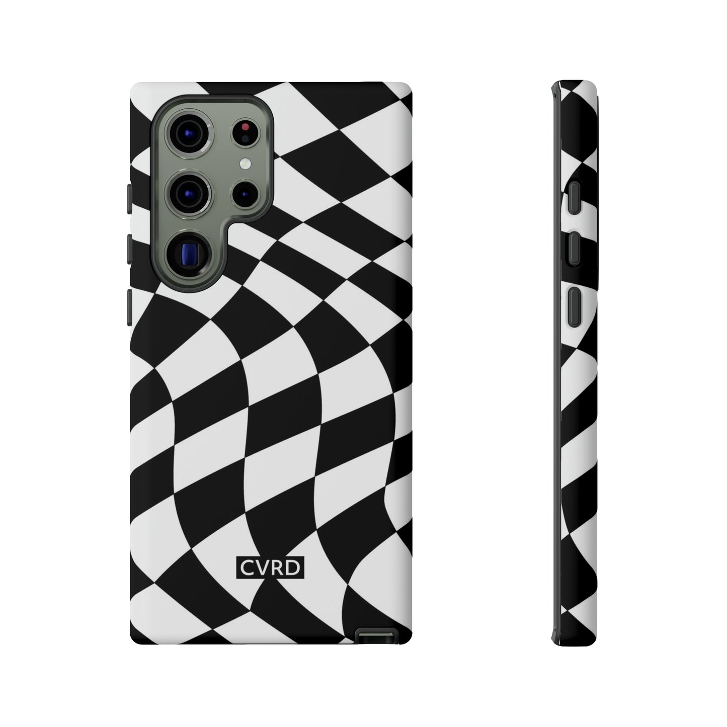 Checkered Waves Samsung Phone Case