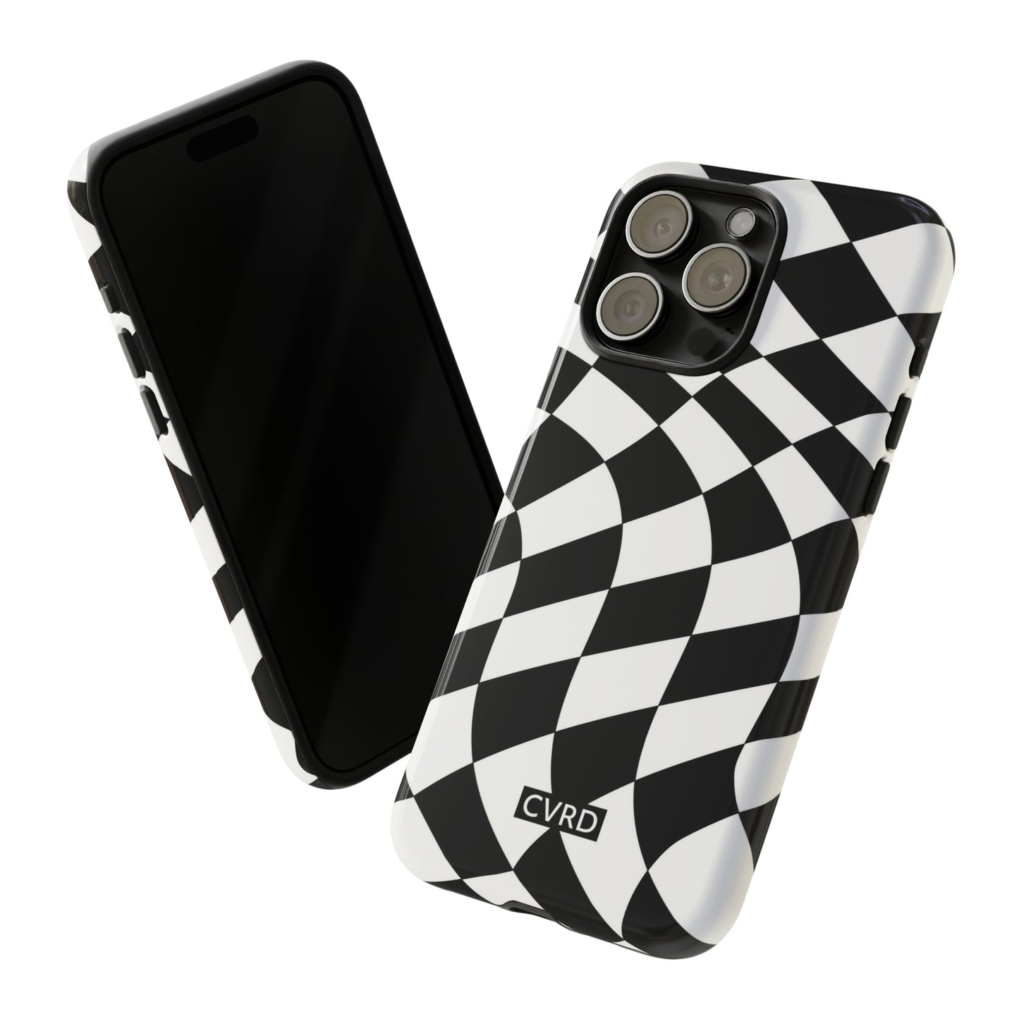 Checkered Waves iPhone Case
