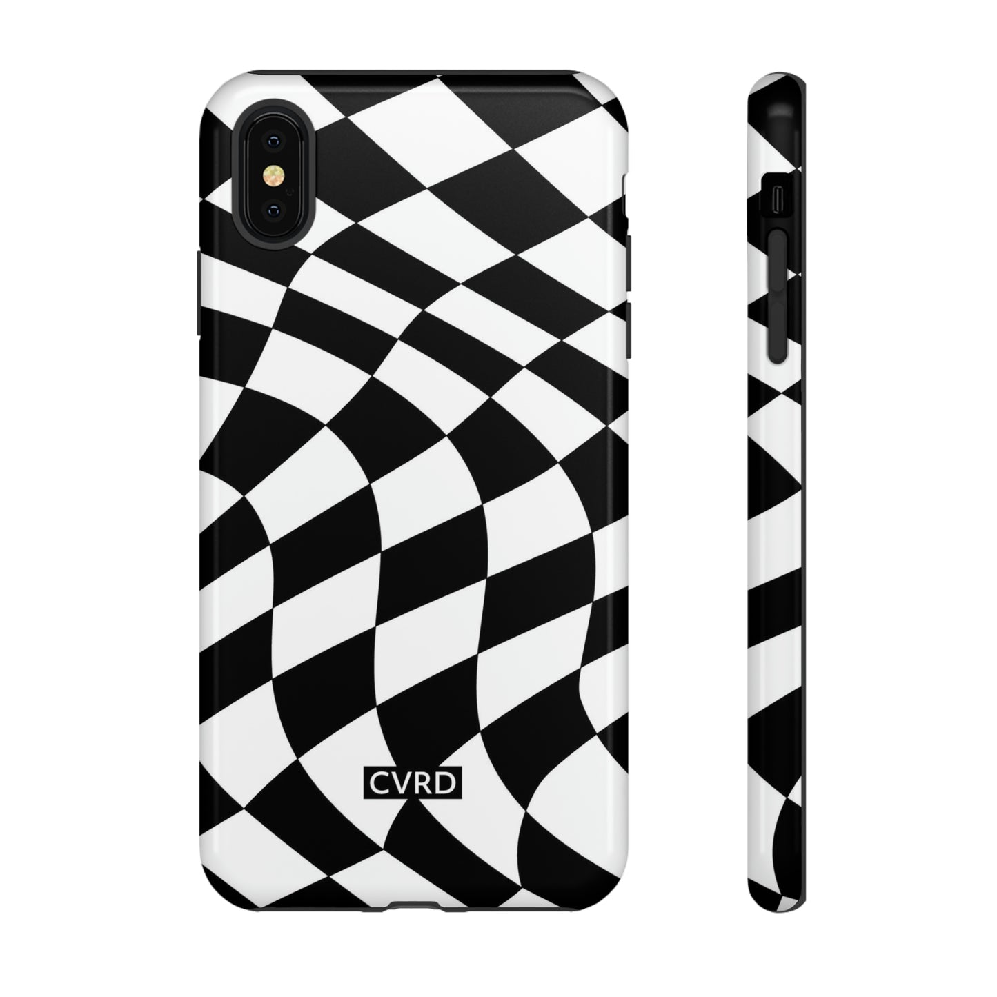 Checkered Waves iPhone Case
