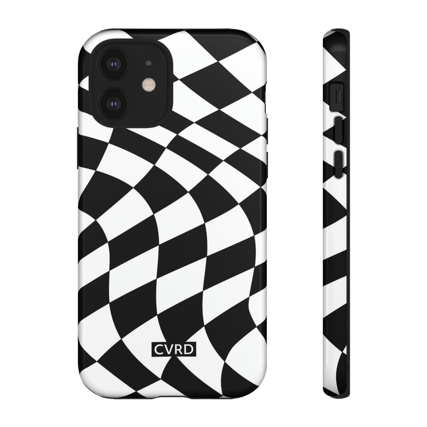 Checkered Waves iPhone Case