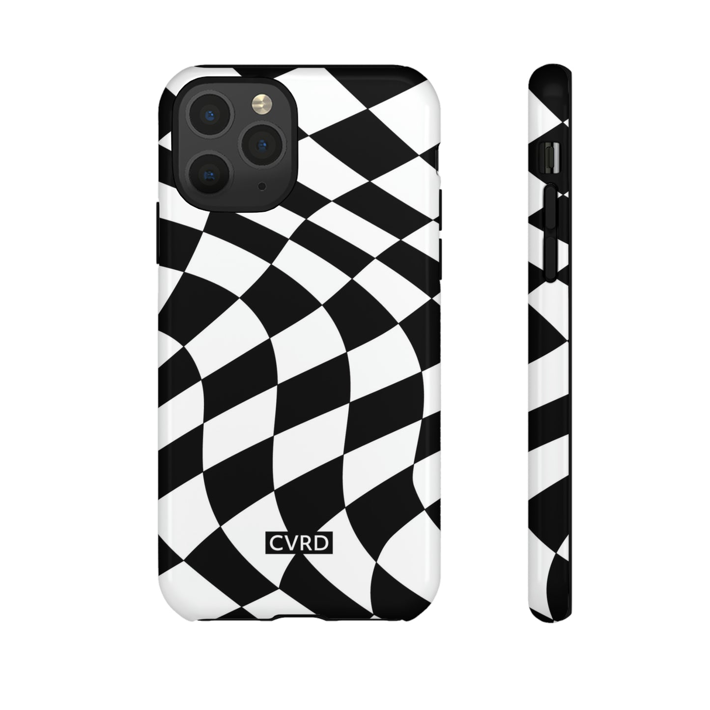 Checkered Waves iPhone Case