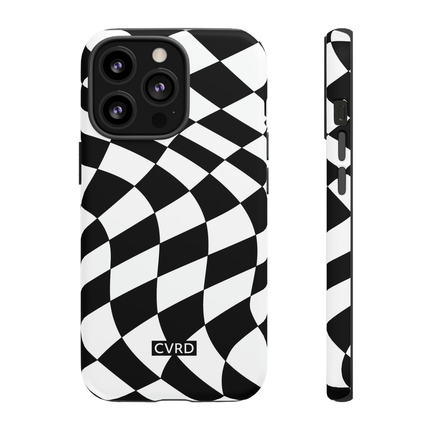 Checkered Waves iPhone Case