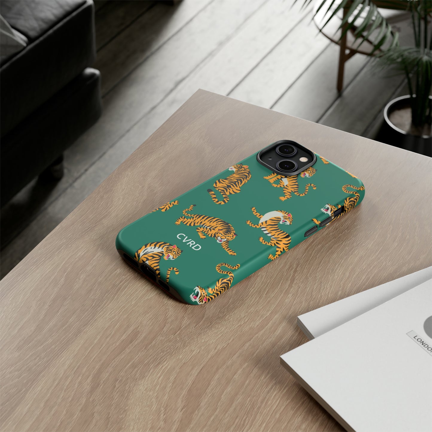 Green Tiger iPhone Case