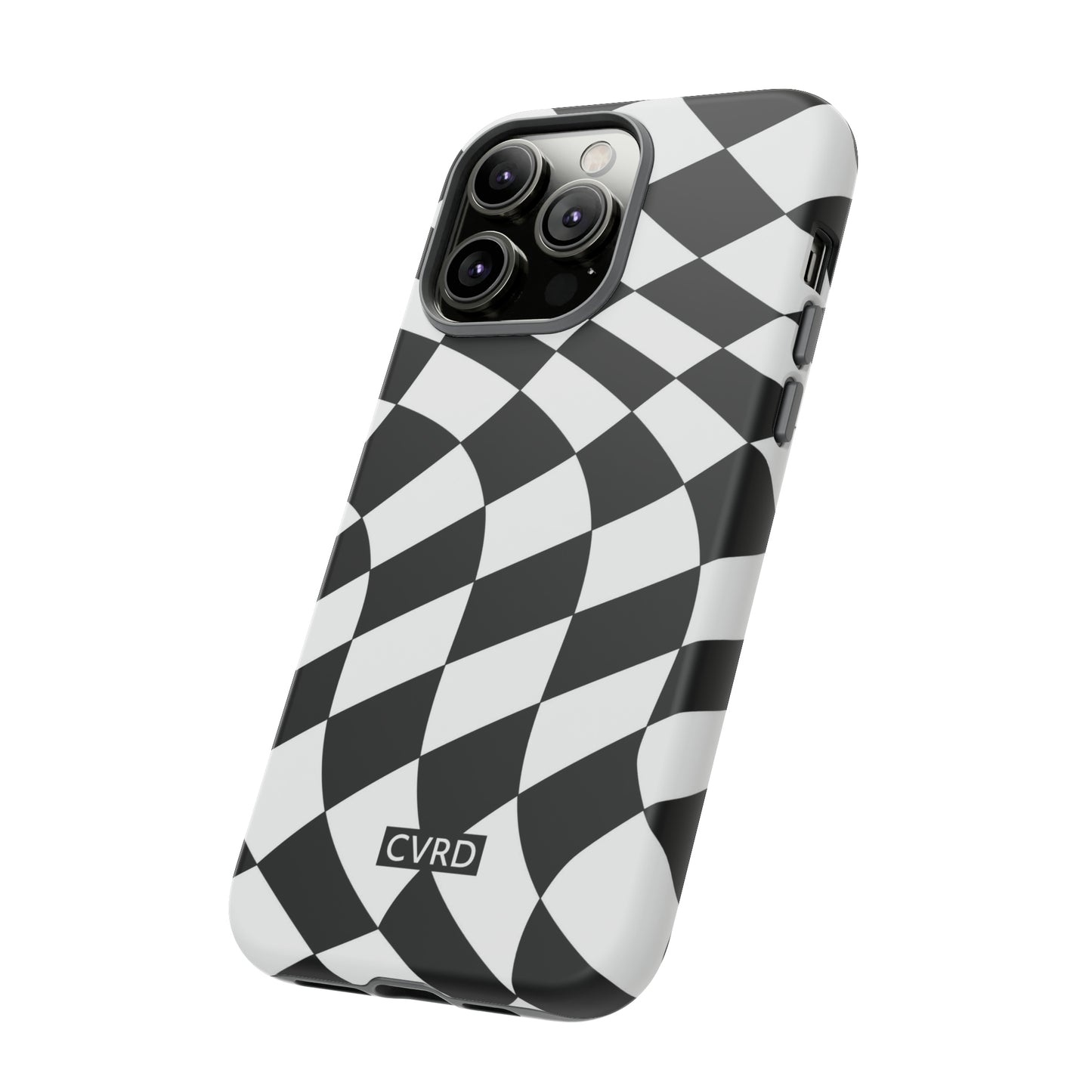 Checkered Waves iPhone Case