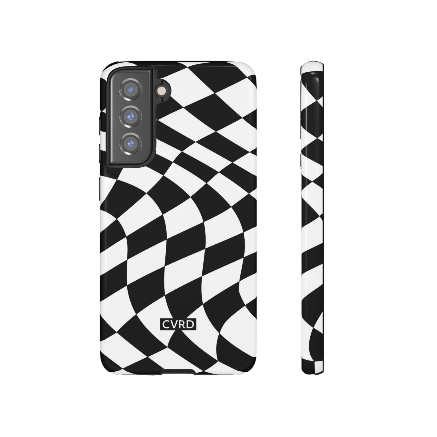 Checkered Waves Samsung Phone Case