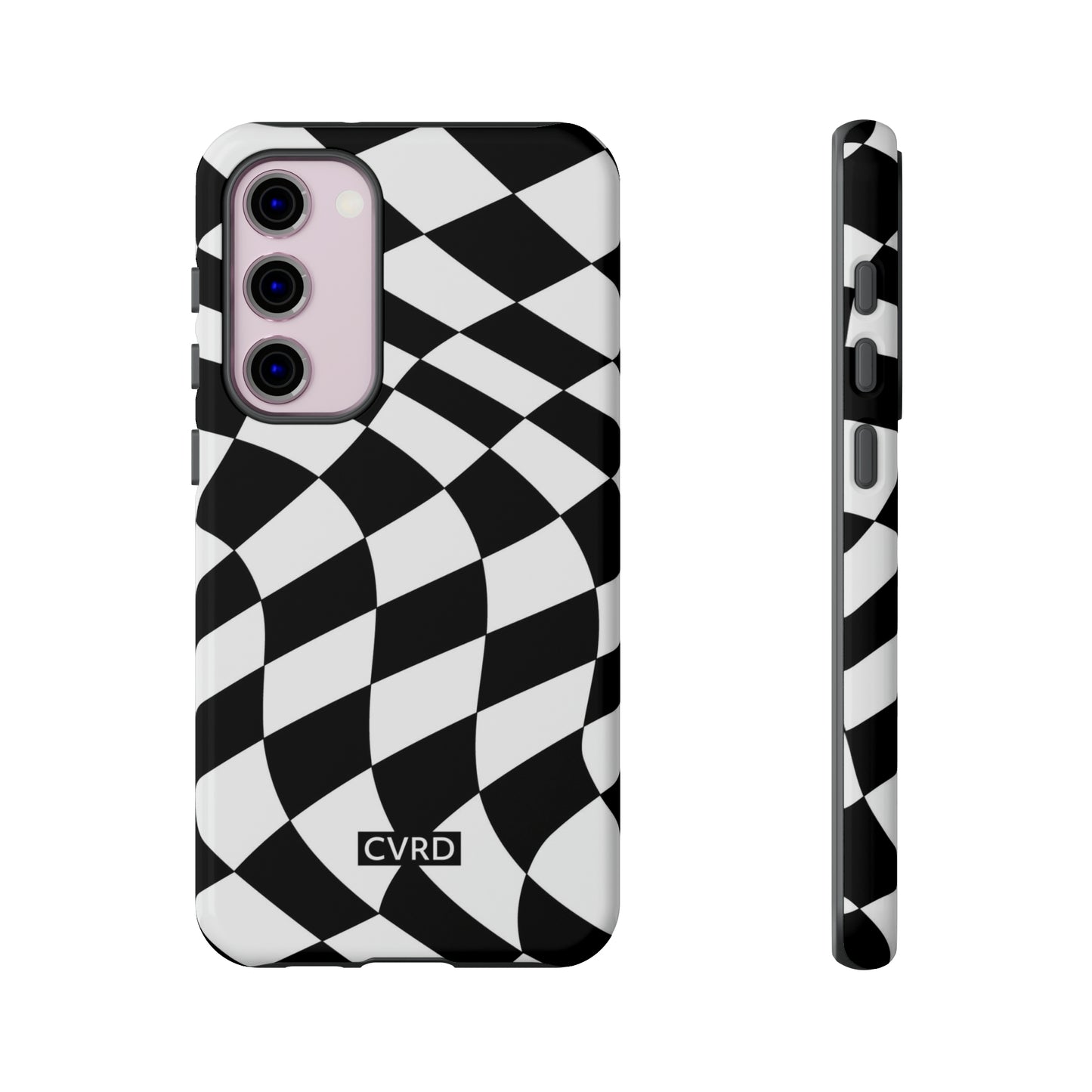 Checkered Waves Samsung Phone Case