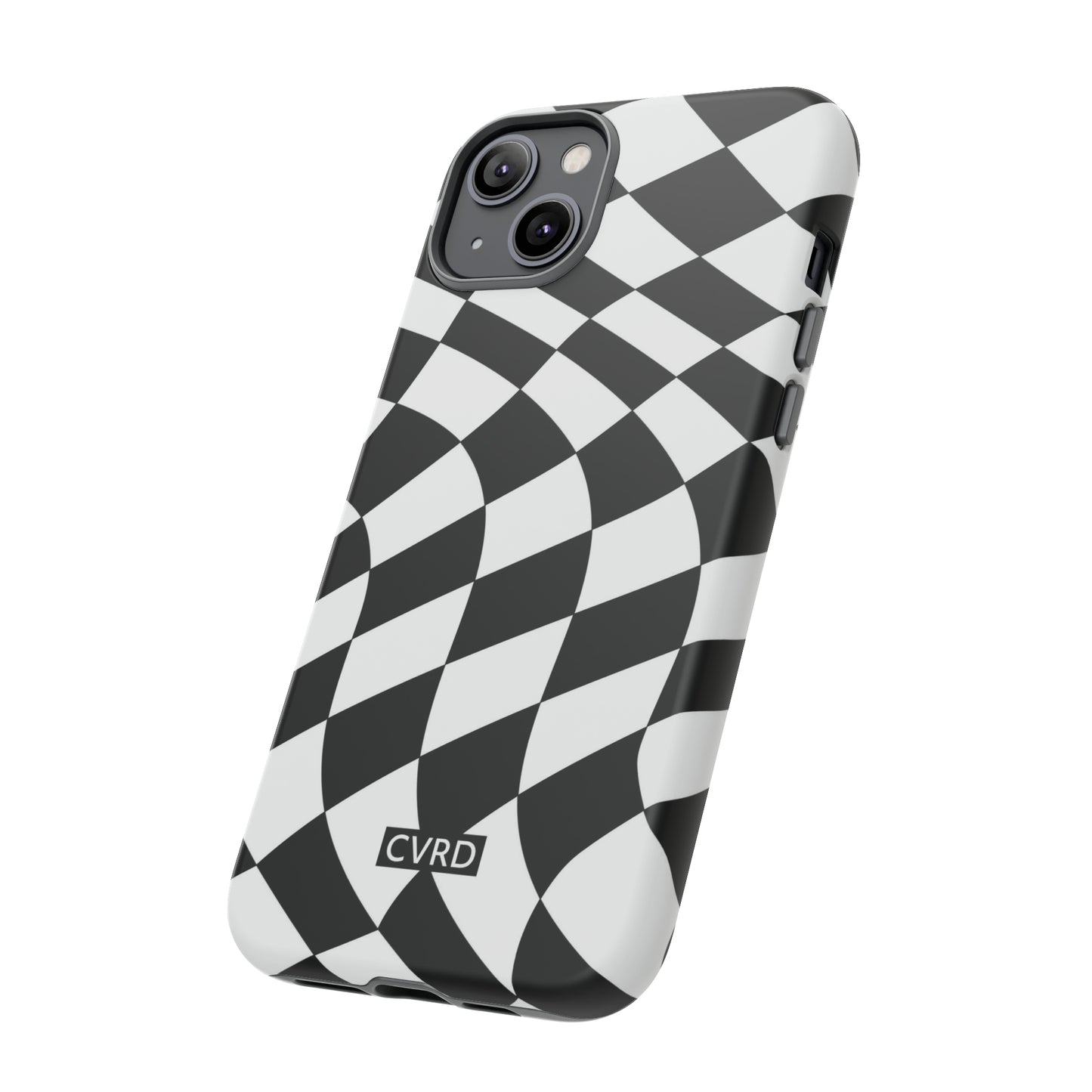 Checkered Waves iPhone Case