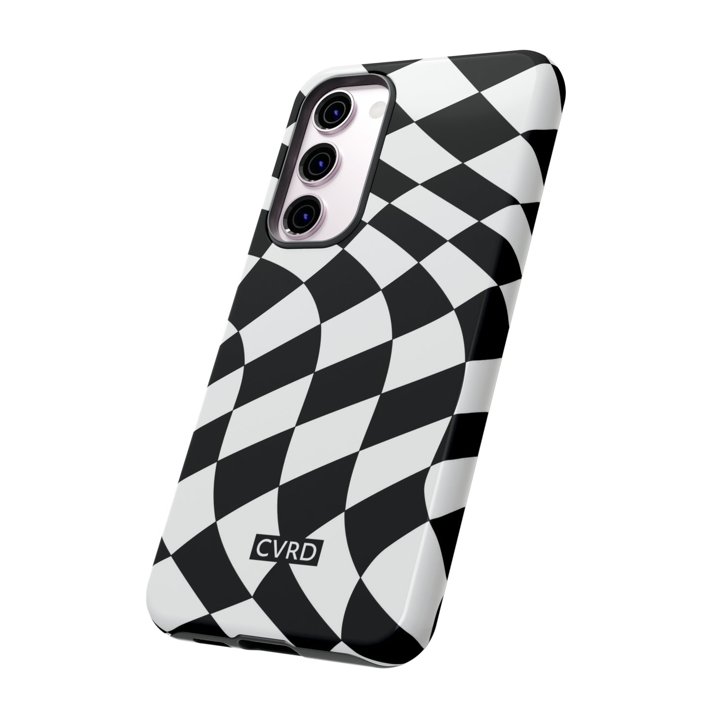 Checkered Waves Samsung Phone Case