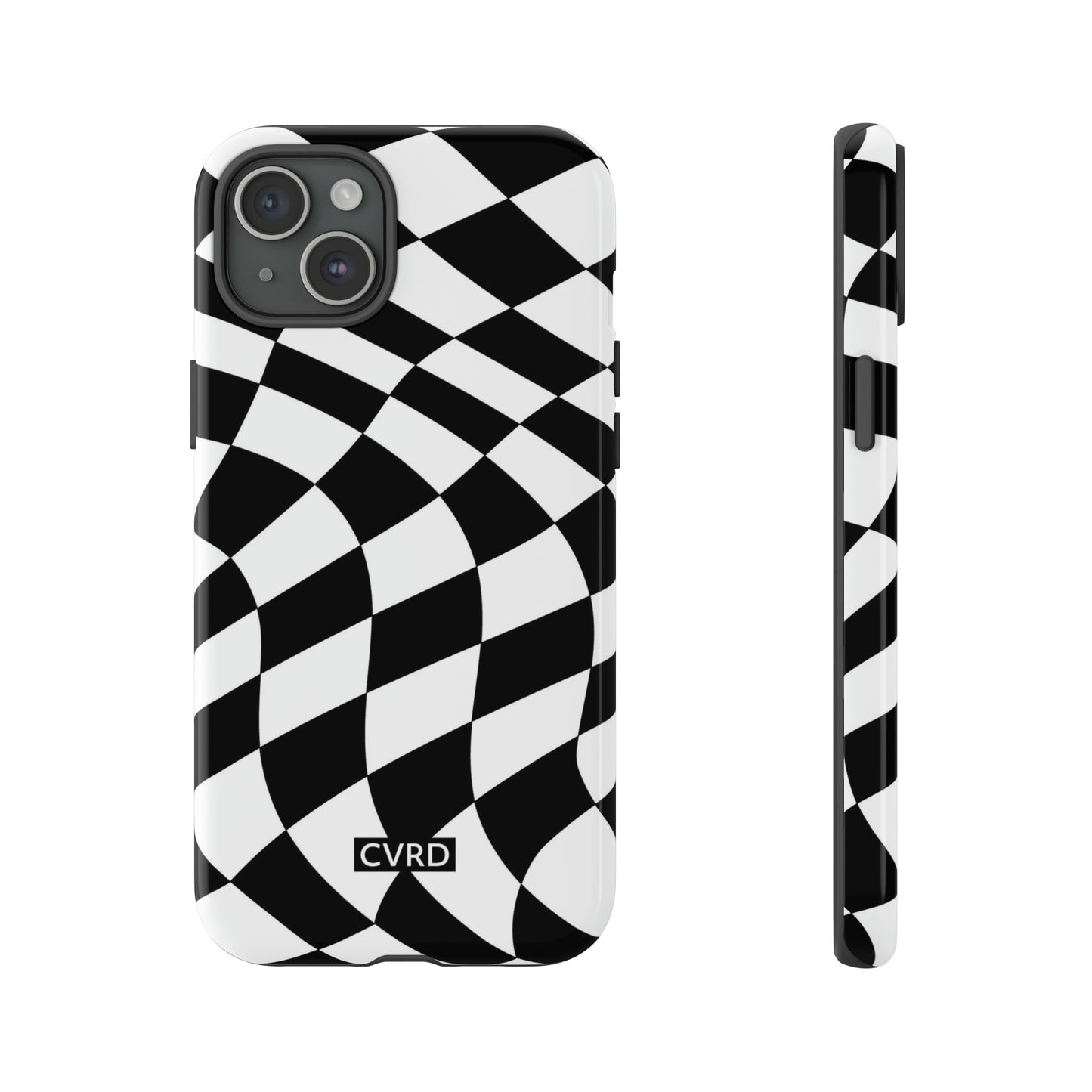 Checkered Waves iPhone Case