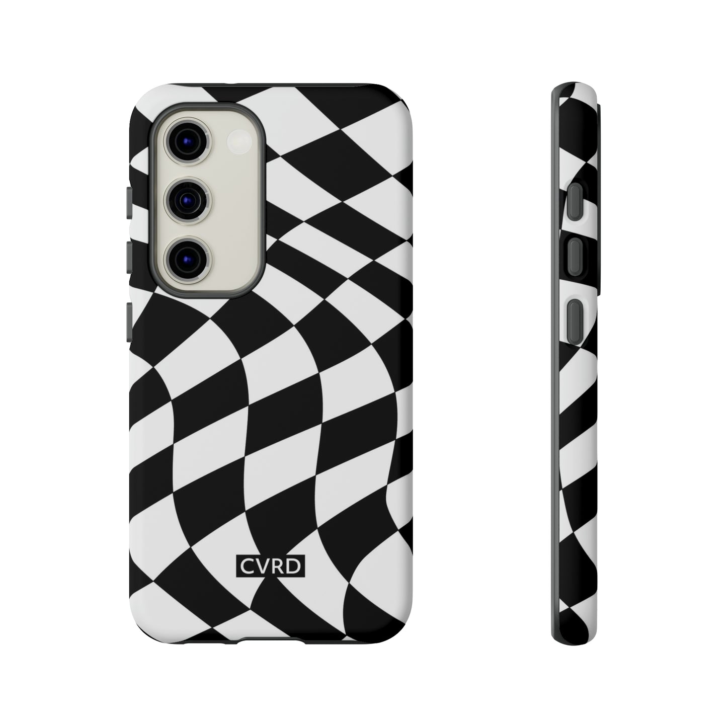 Checkered Waves Samsung Phone Case