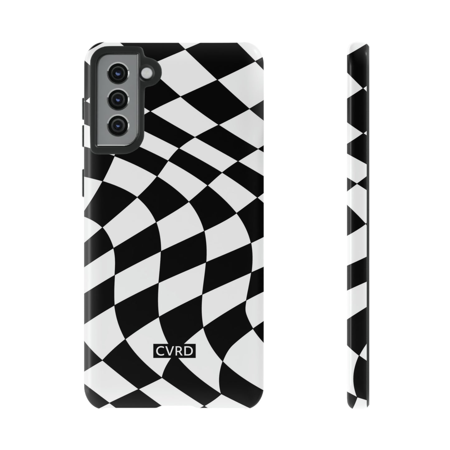 Checkered Waves Samsung Phone Case