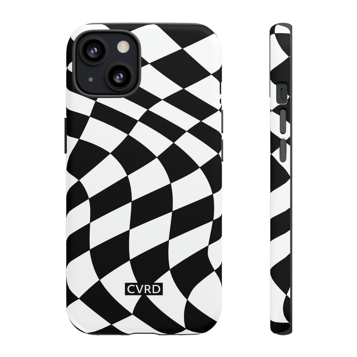 Checkered Waves iPhone Case