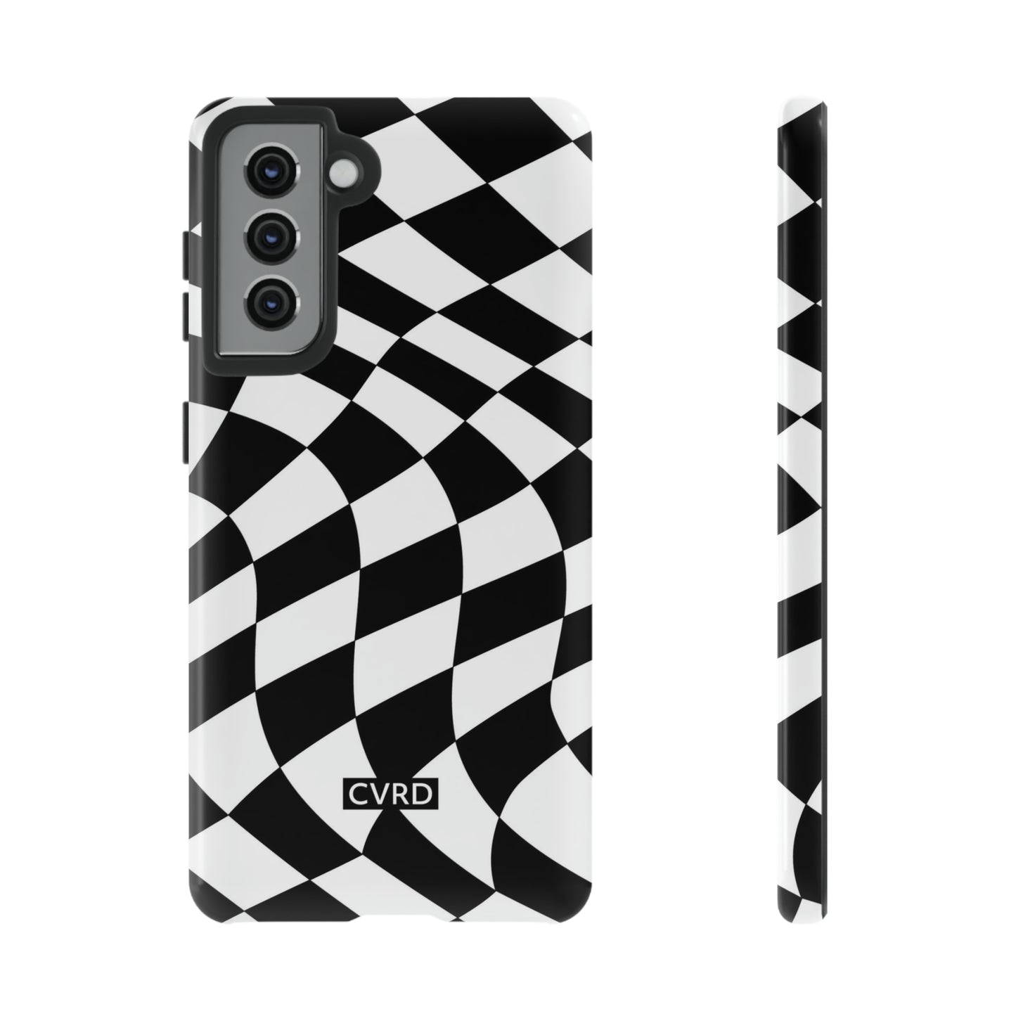 Checkered Waves Samsung Phone Case