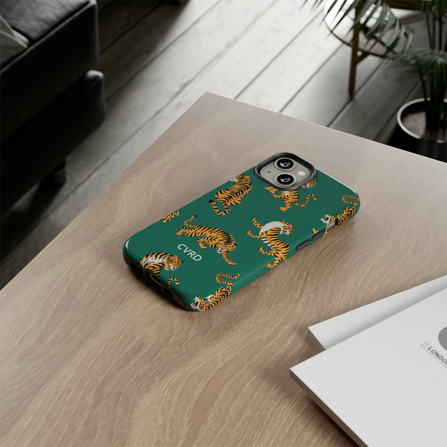 Green Tiger iPhone Case