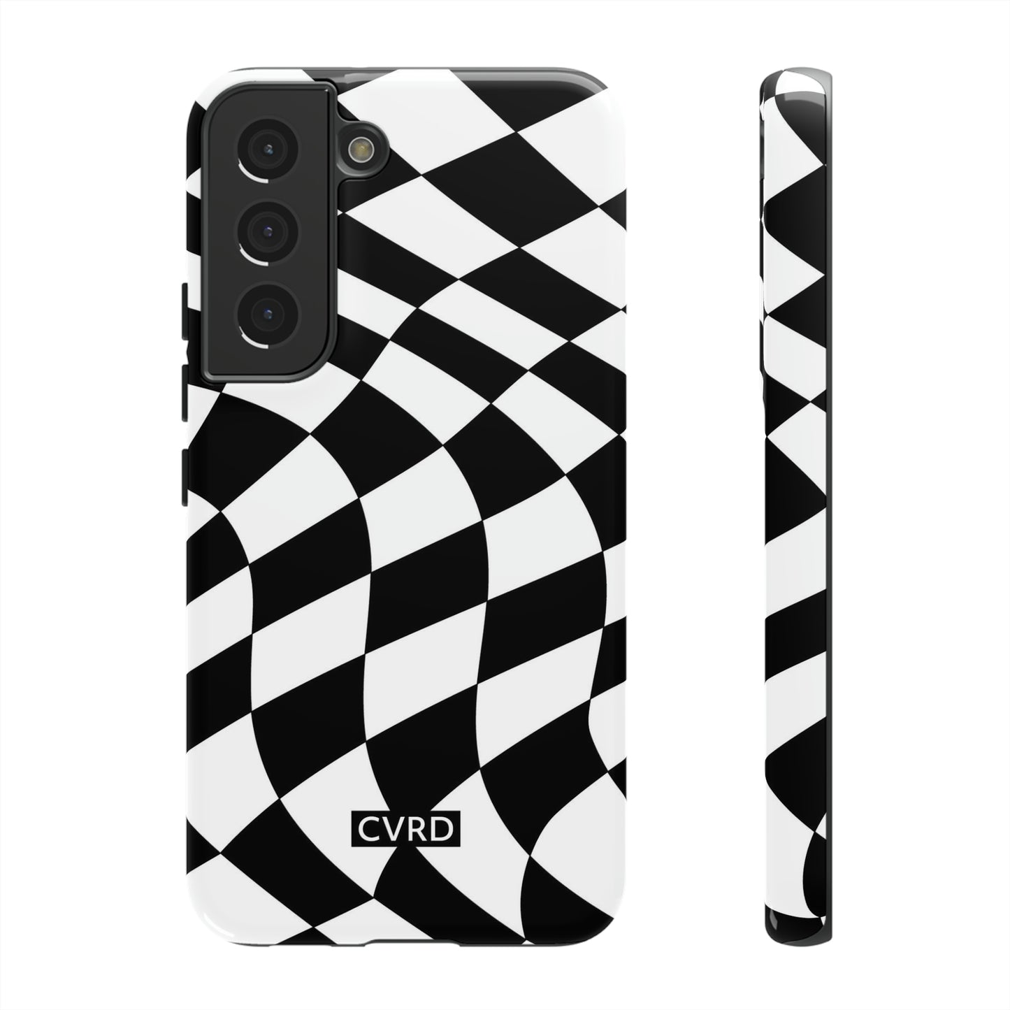 Checkered Waves Samsung Phone Case