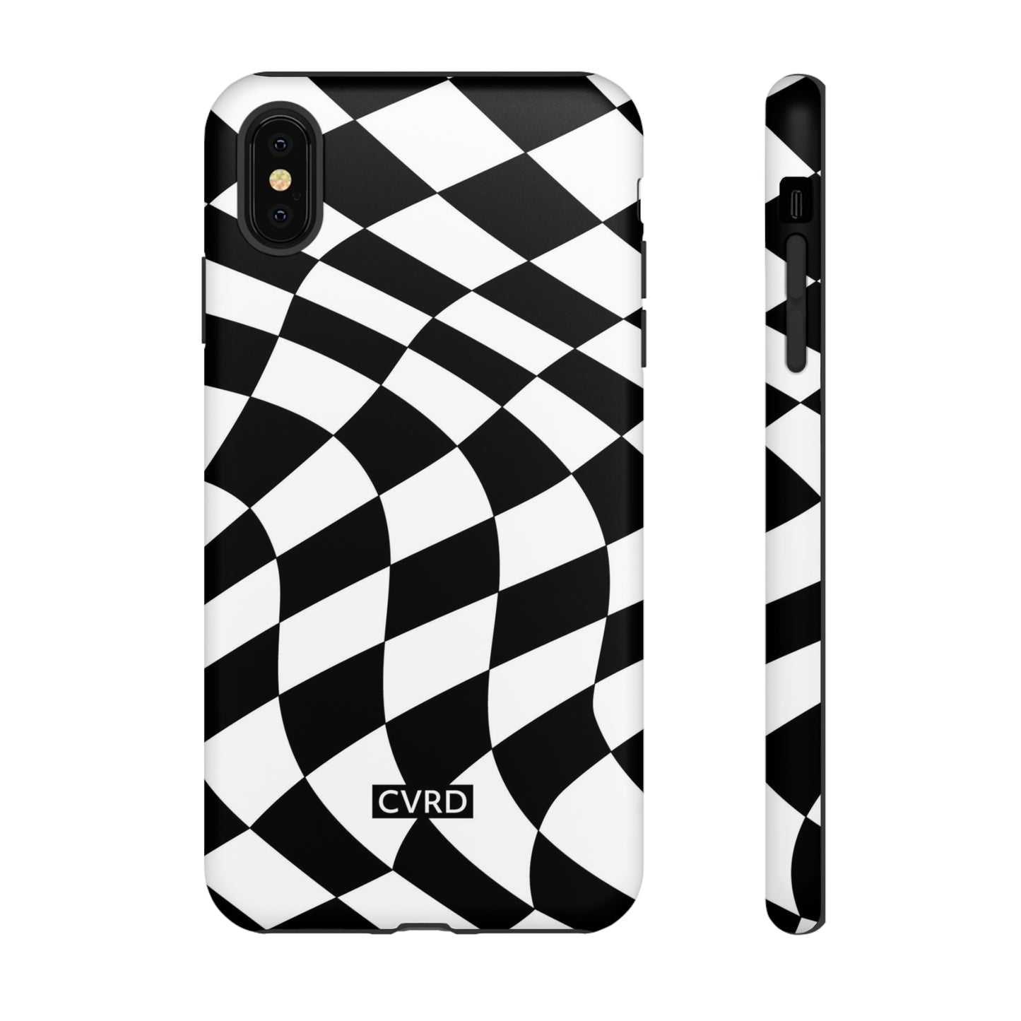 Checkered Waves iPhone Case
