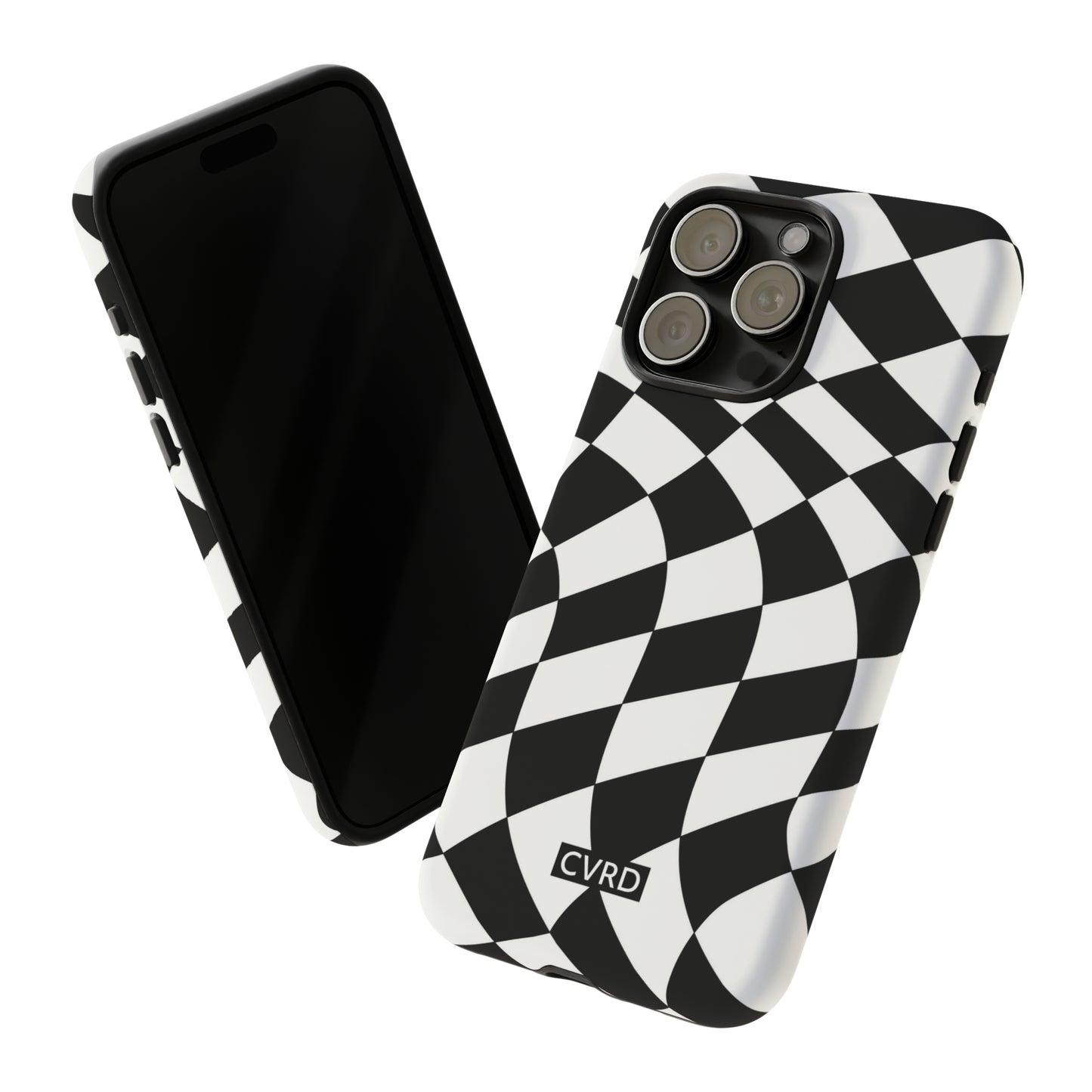 Checkered Waves iPhone Case
